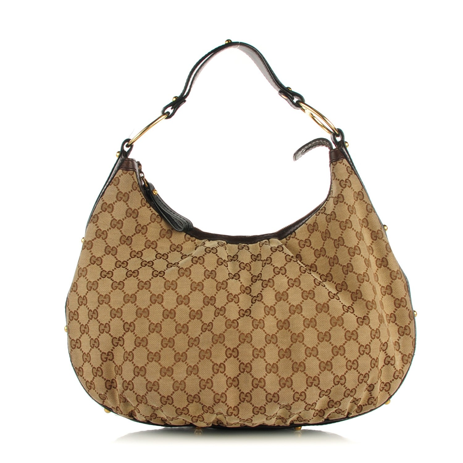 Gucci Monogram Medium Interlocking Hobo Brown 1 of 9