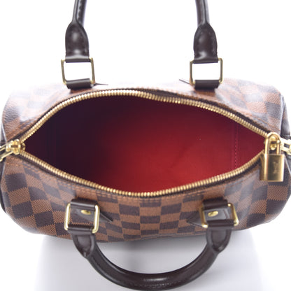 Louis Vuitton Damier Ebene Speedy Bandouliere 25 6 of 9