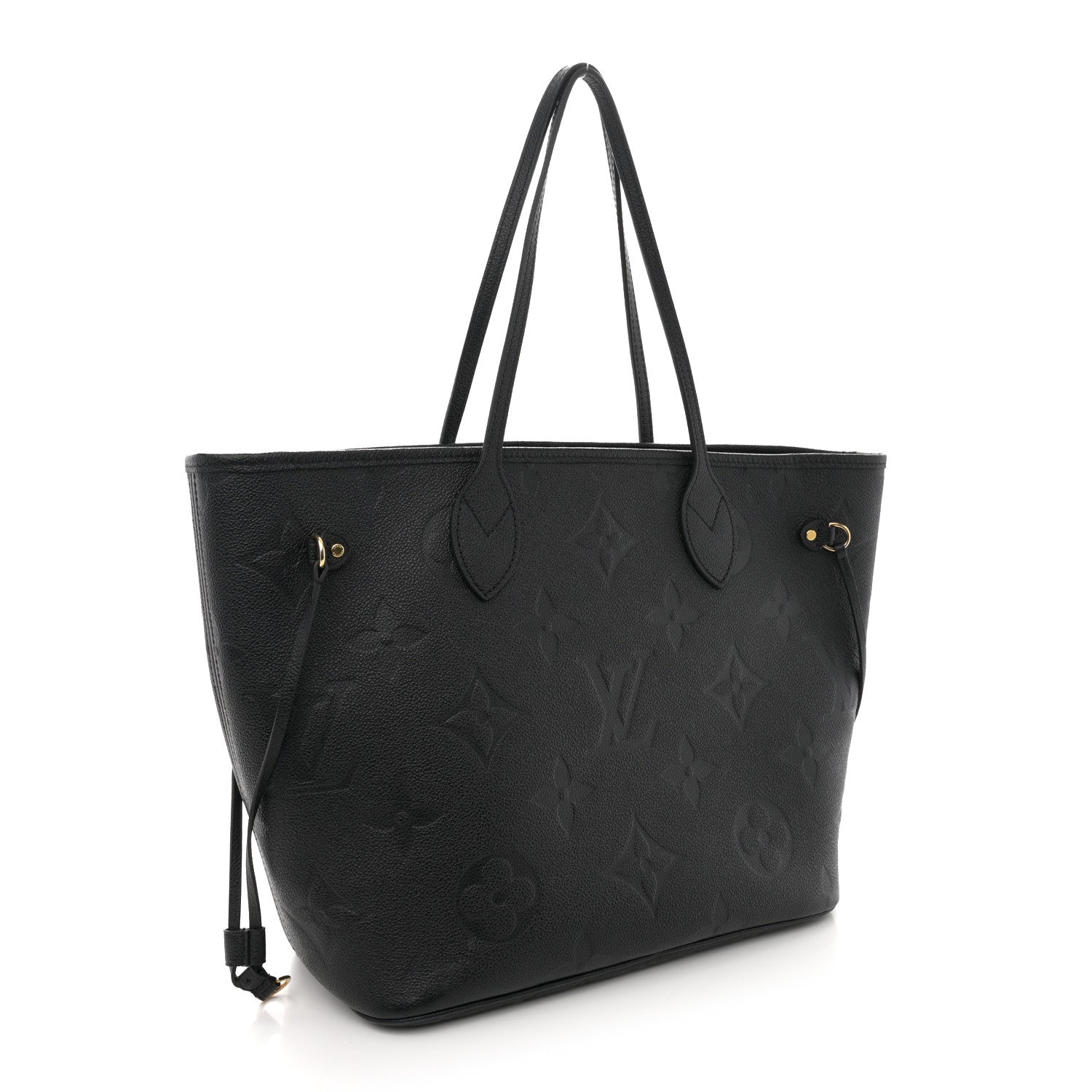 Louis Vuitton Empreinte Monogram Giant Neverfull MM Black 4 of 12