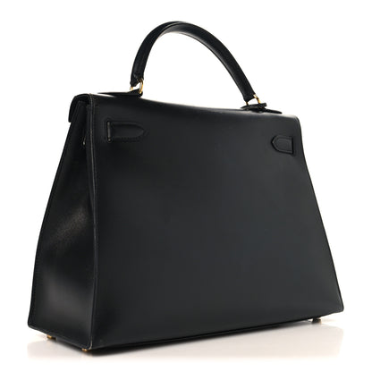 Hermes Box Kelly Sellier 32 Black 4 of 37