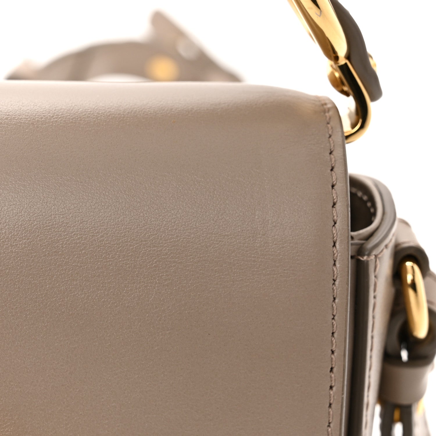 Chloe Shiny Calfskin Suede Mini C Double Carry Motty Grey 12 of 12