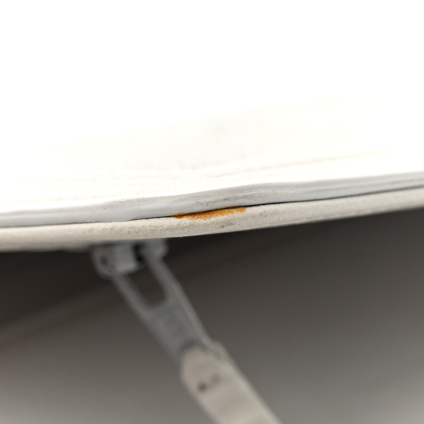 Metallic Galuchat Stingray Lambskin Boy Wallet On Chain WOC Silver