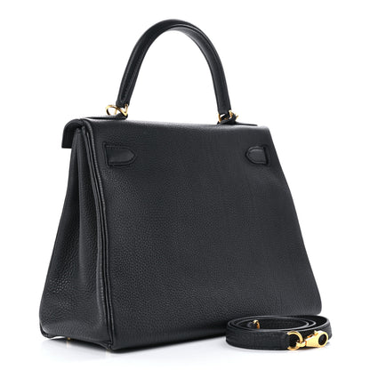 Hermes Togo Kelly Retourne 28 Black 4 of 20