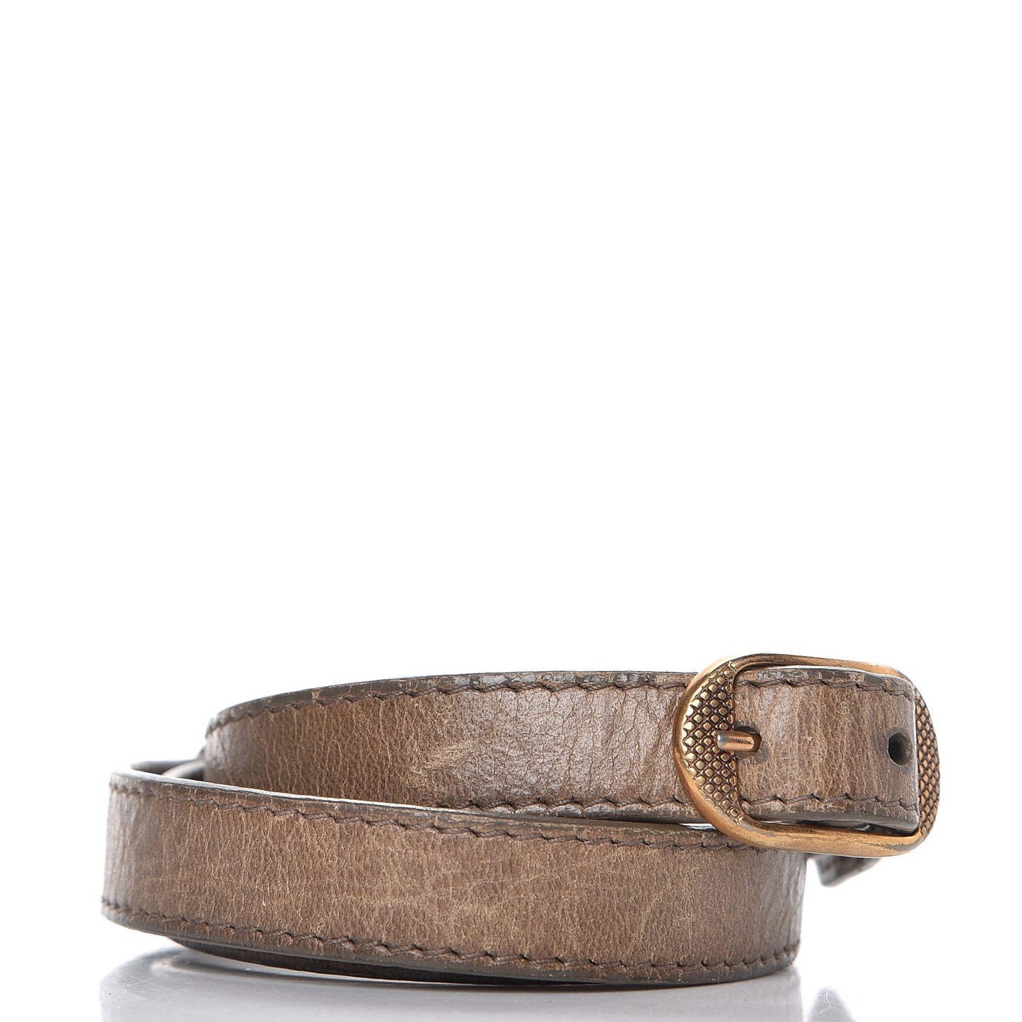 Agneau Giant 12 Rose Triple Tour Bracelet Gris Poivre
