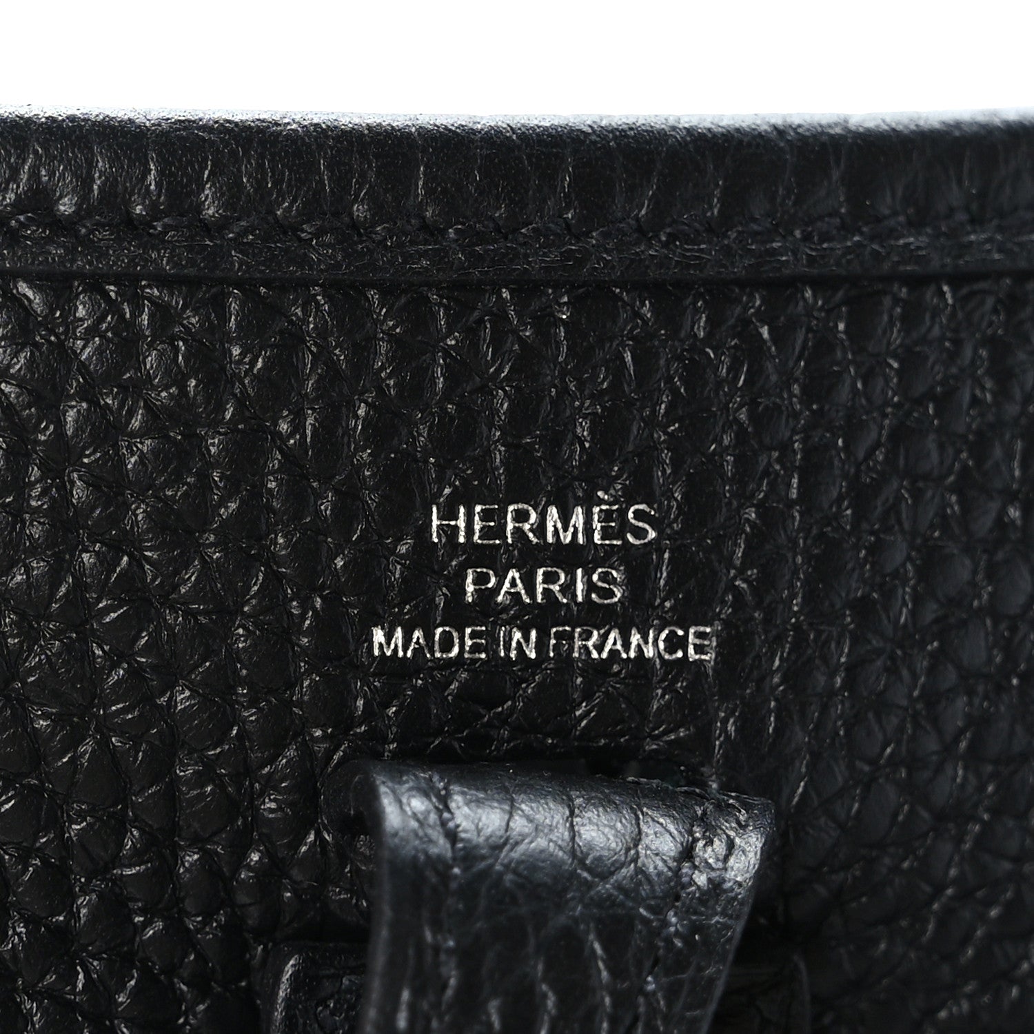 Hermes Taurillon Clemence Evelyne TPM Black 6 of 10