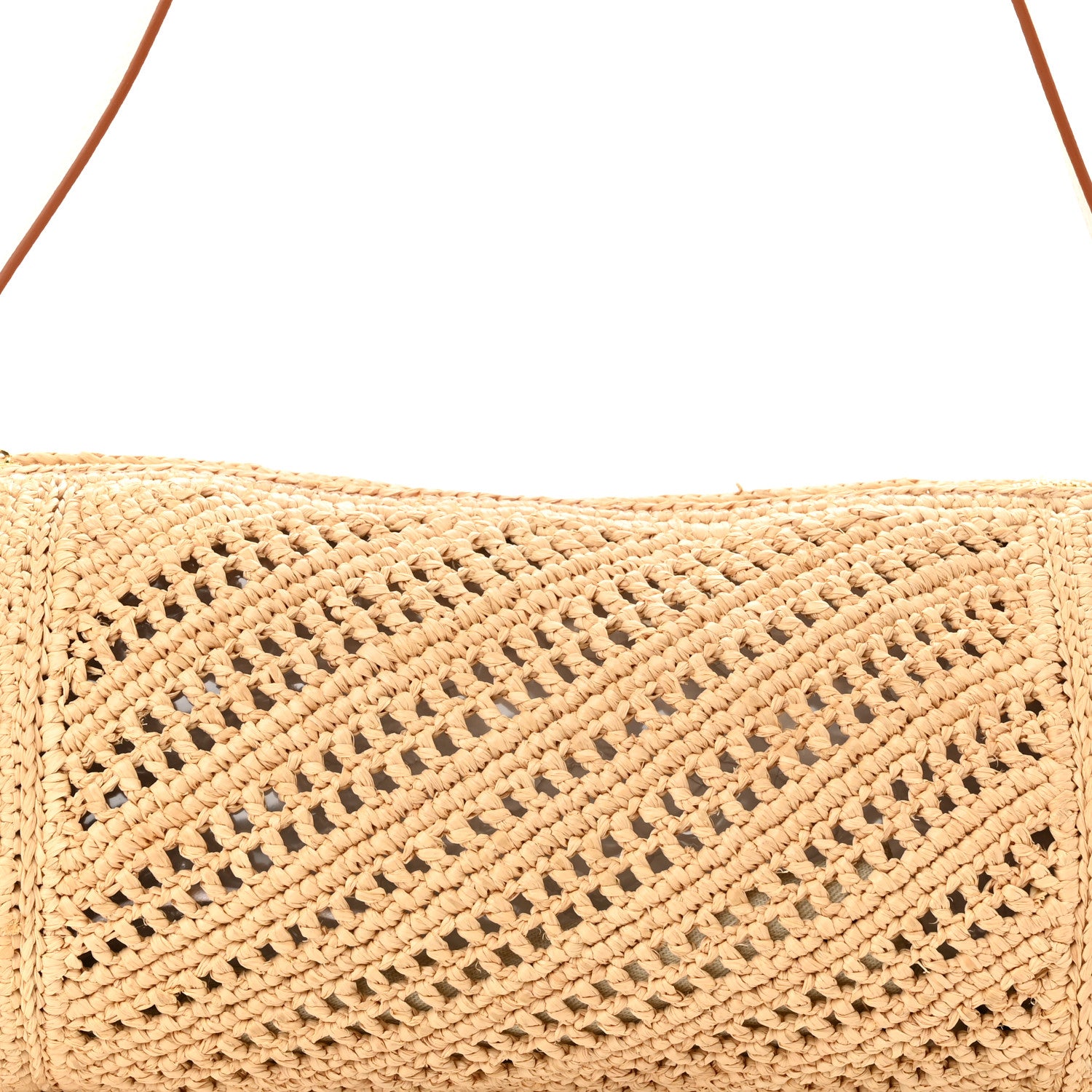 Loewe Raffia Paula's Ibiza Bracelet Pouch Natural White 7 of 9