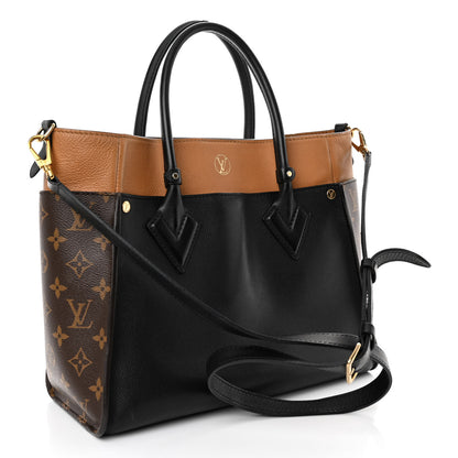 Louis Vuitton Calfskin Monogram On My Side Black 3 of 9