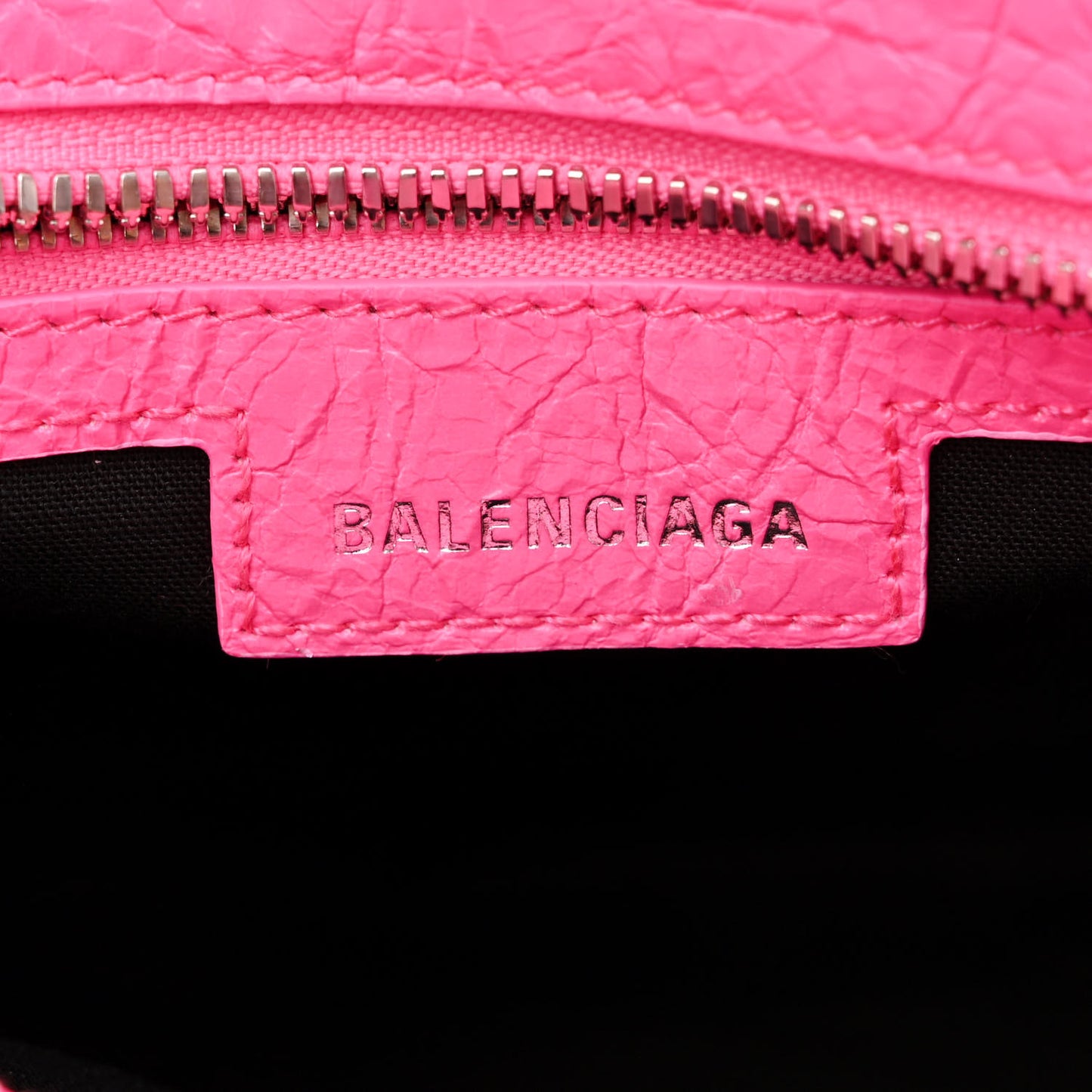 Agneau Arena Neo Cagole Handbag XS Fluo Pink