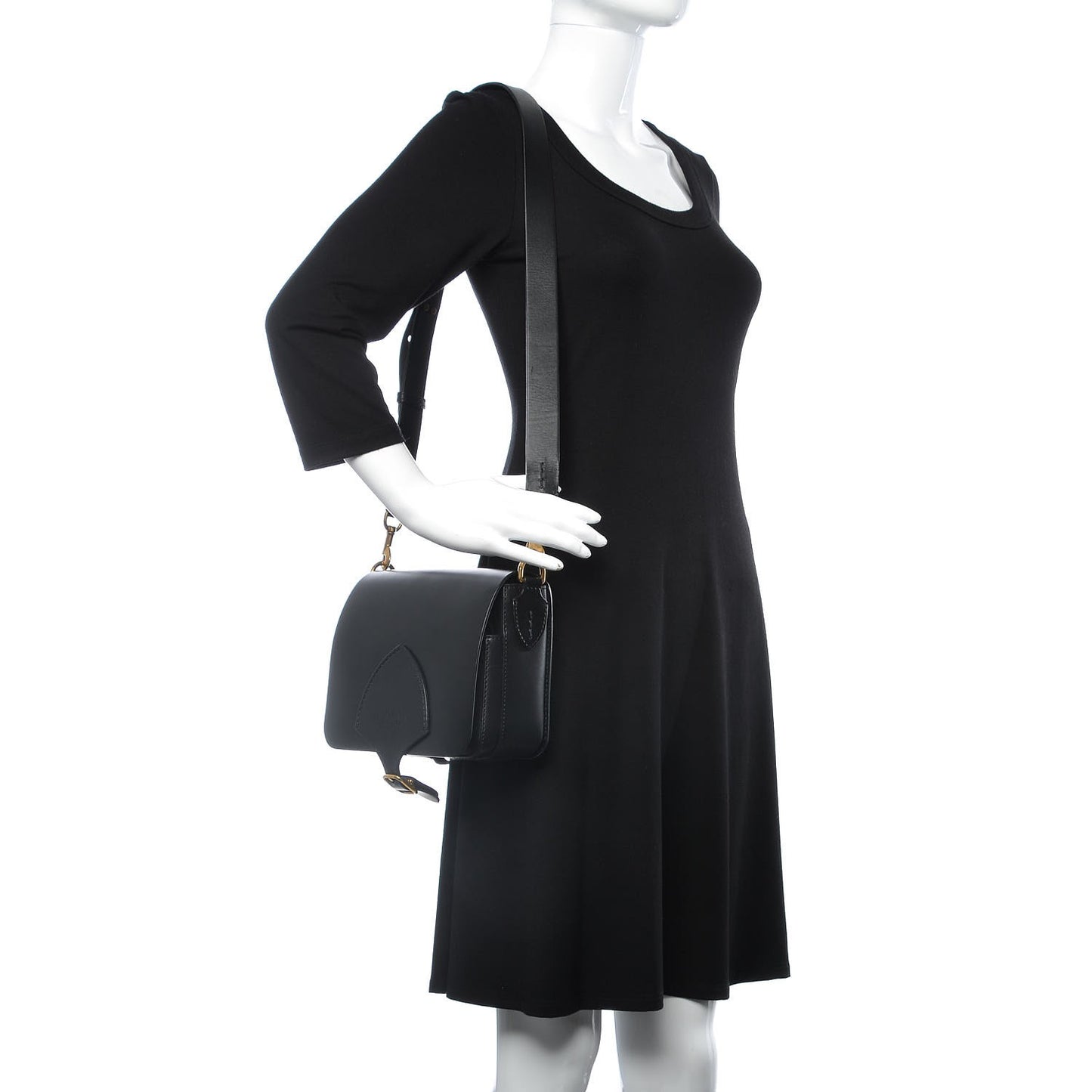 Supple Bridle Square Satchel Black