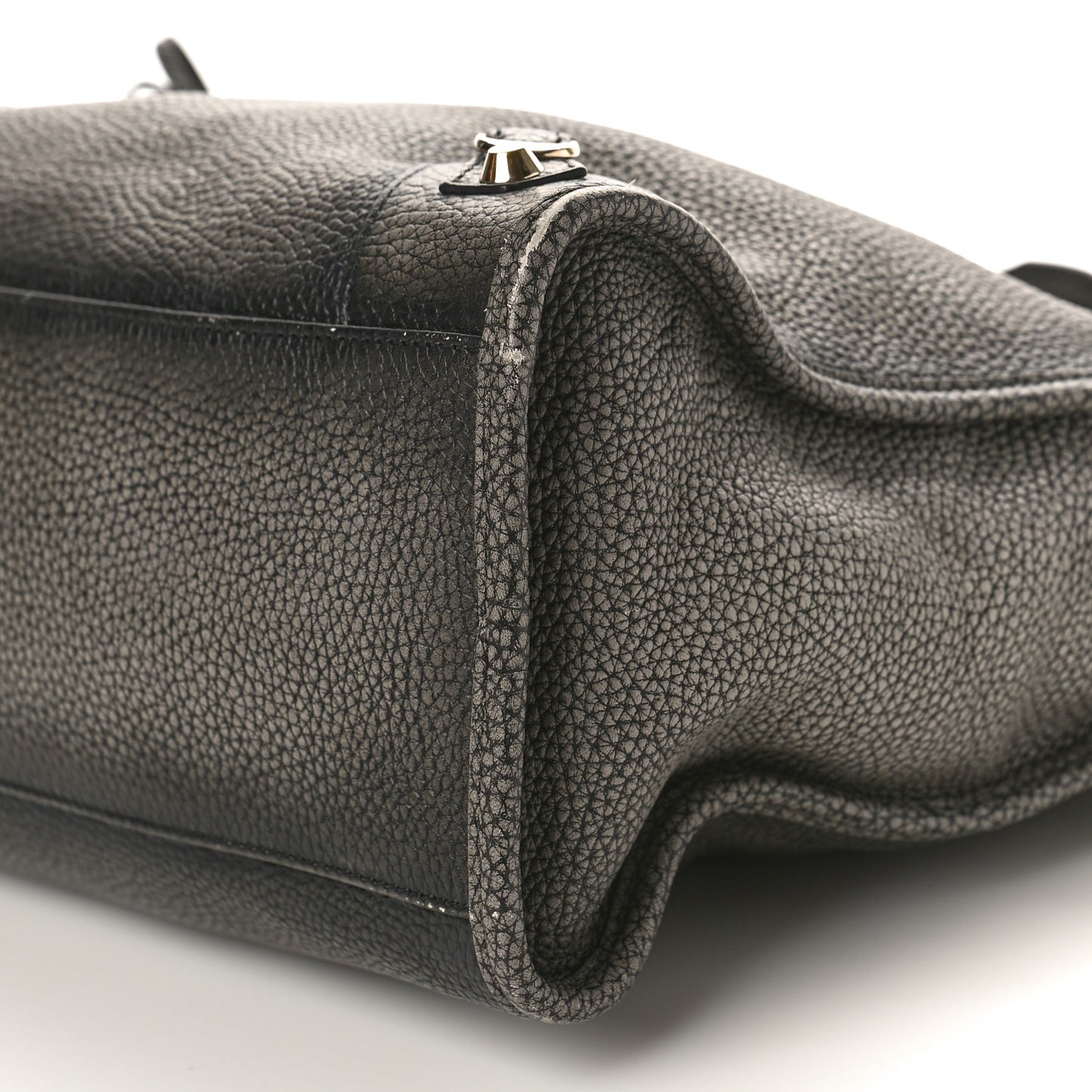 Grained Calfskin Classic Gold Hardware City Ombre Grey Gradient