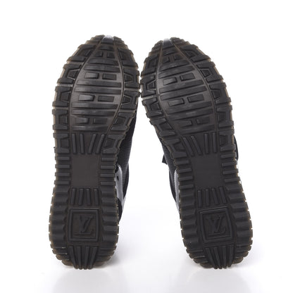 Louis Vuitton Suede Monogram Run Away Sneakers 37 Black 5 of 8