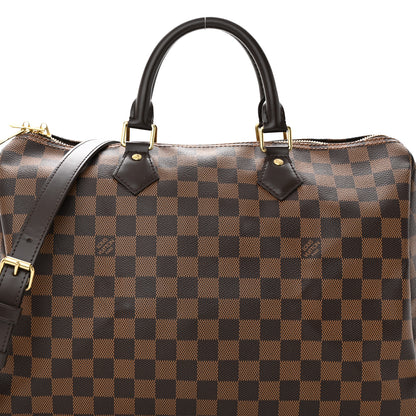 Louis Vuitton Damier Ebene Speedy Bandouliere 35 8 of 12