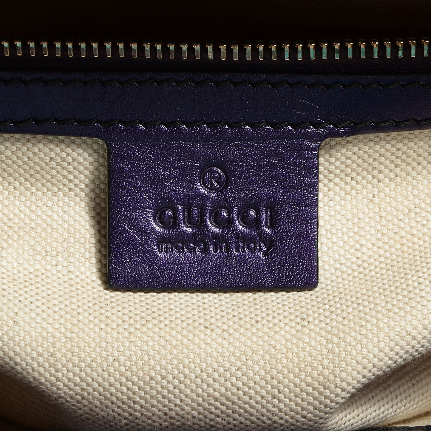 Shine Guccissima Large Emily Chain Shoulder Bag Melanzana