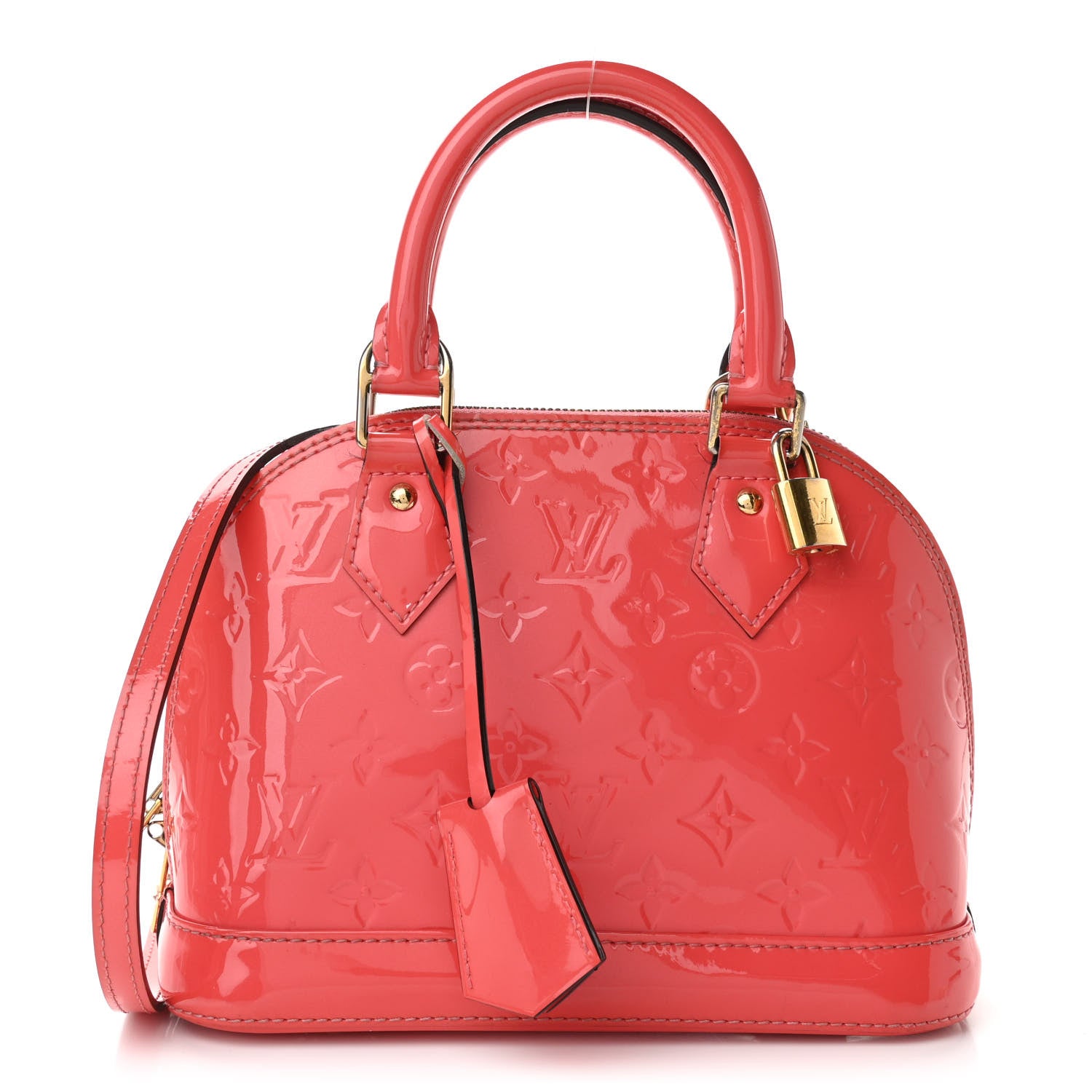 Louis Vuitton Vernis Alma BB Rose Litchi 1 of 11