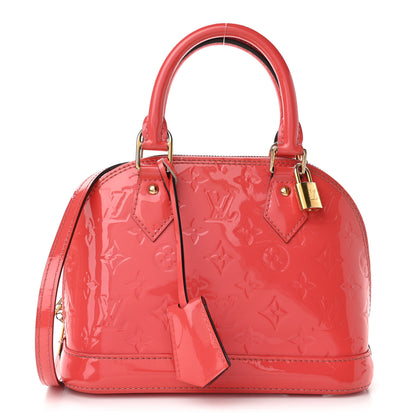 Louis Vuitton Vernis Alma BB Rose Litchi 1 of 11