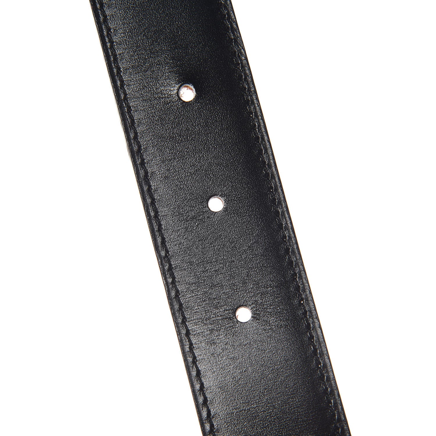 Hermes Box Taurillon Clemence 32mm H Belt 85 Black Gold 6 of 7