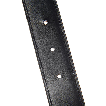 Hermes Box Taurillon Clemence 32mm H Belt 85 Black Gold 6 of 7