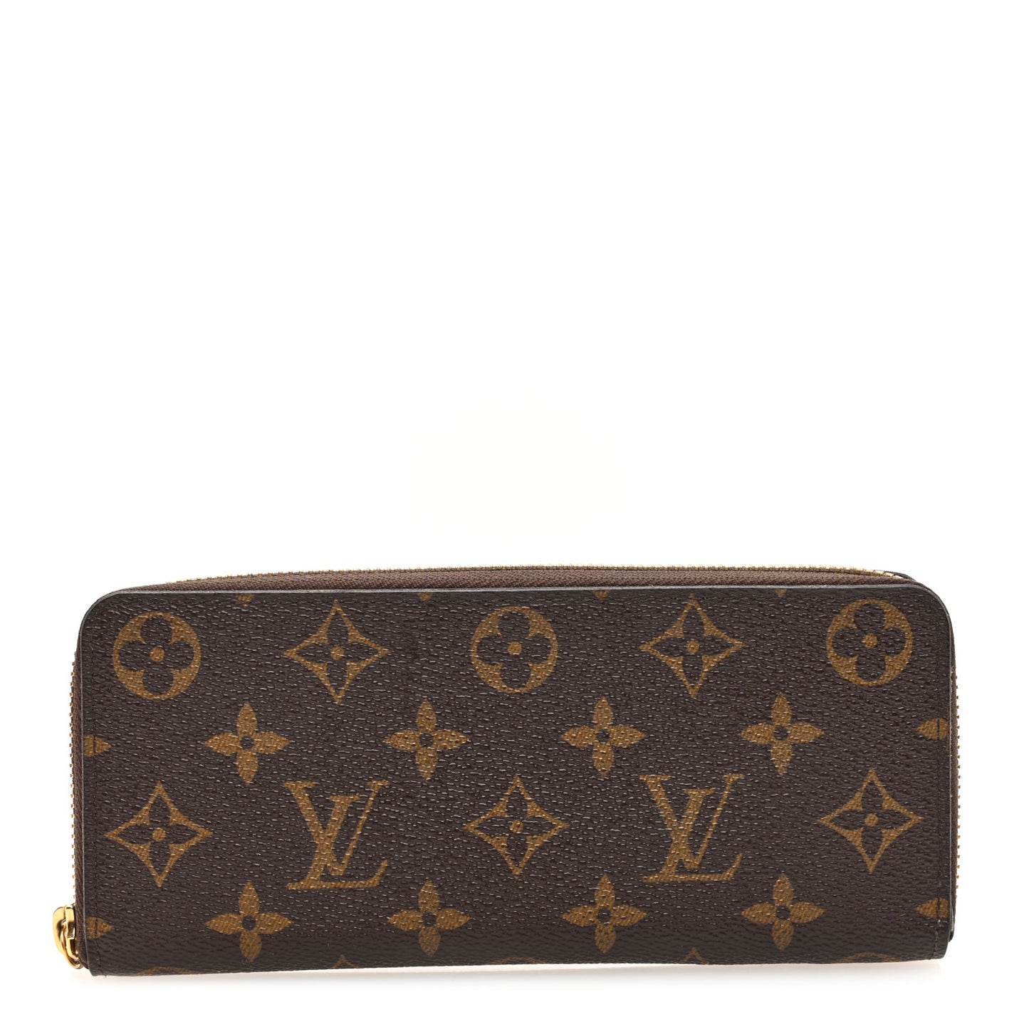 Monogram Clemence Wallet Rose Ballerine