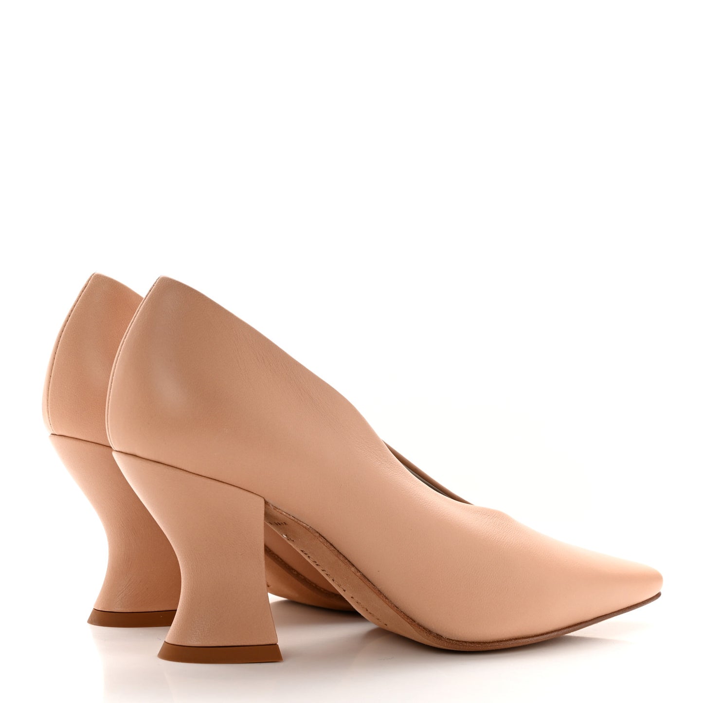 Nappa Almond Pumps 35 Nude