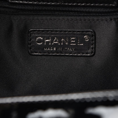 Chanel Patent Camellia Shoulder Bag Black 5 of 14