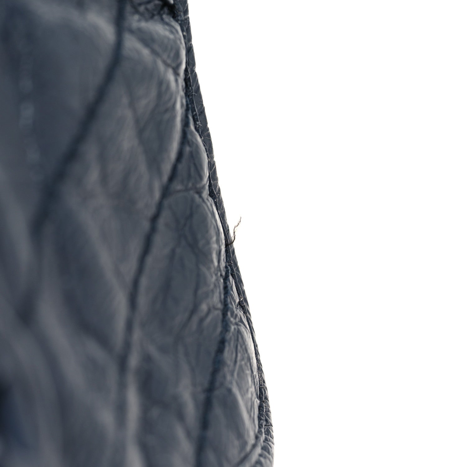 Saint Laurent Crinkled Calfskin Matelasse Monogram Baby Niki Chain Satchel Navy 10 of 10