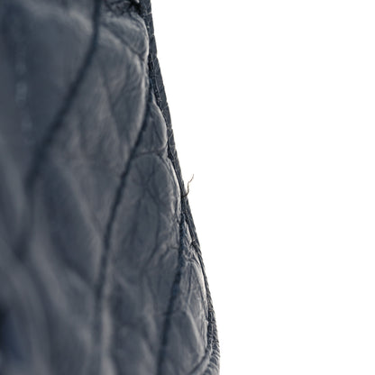 Saint Laurent Crinkled Calfskin Matelasse Monogram Baby Niki Chain Satchel Navy 10 of 10