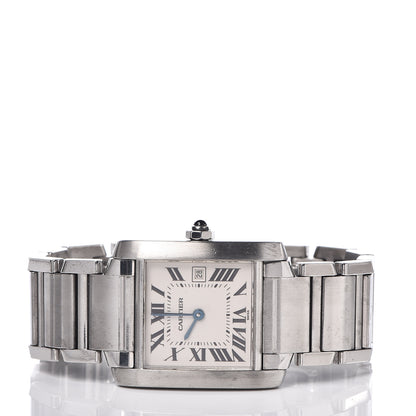 Cartier Stainless Steel 25mm Tank Francaise Quartz Watch 3 of 6