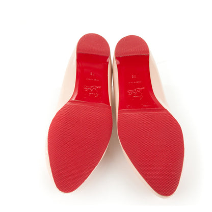 Christian Louboutin Patent Doracora Flats 38 Ballerina Shocking Pink 5 of 7