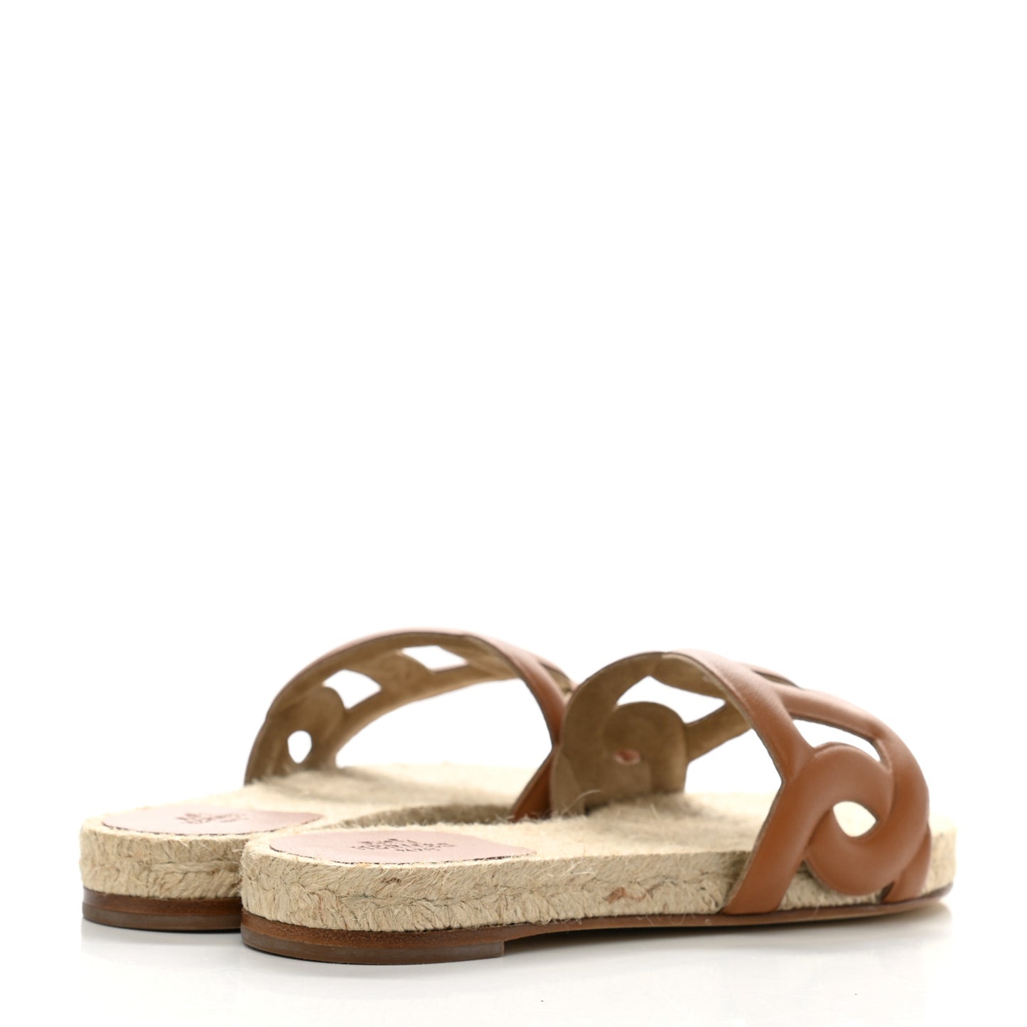 Nappa Famosa Espadrille Sandals 36 Naturel