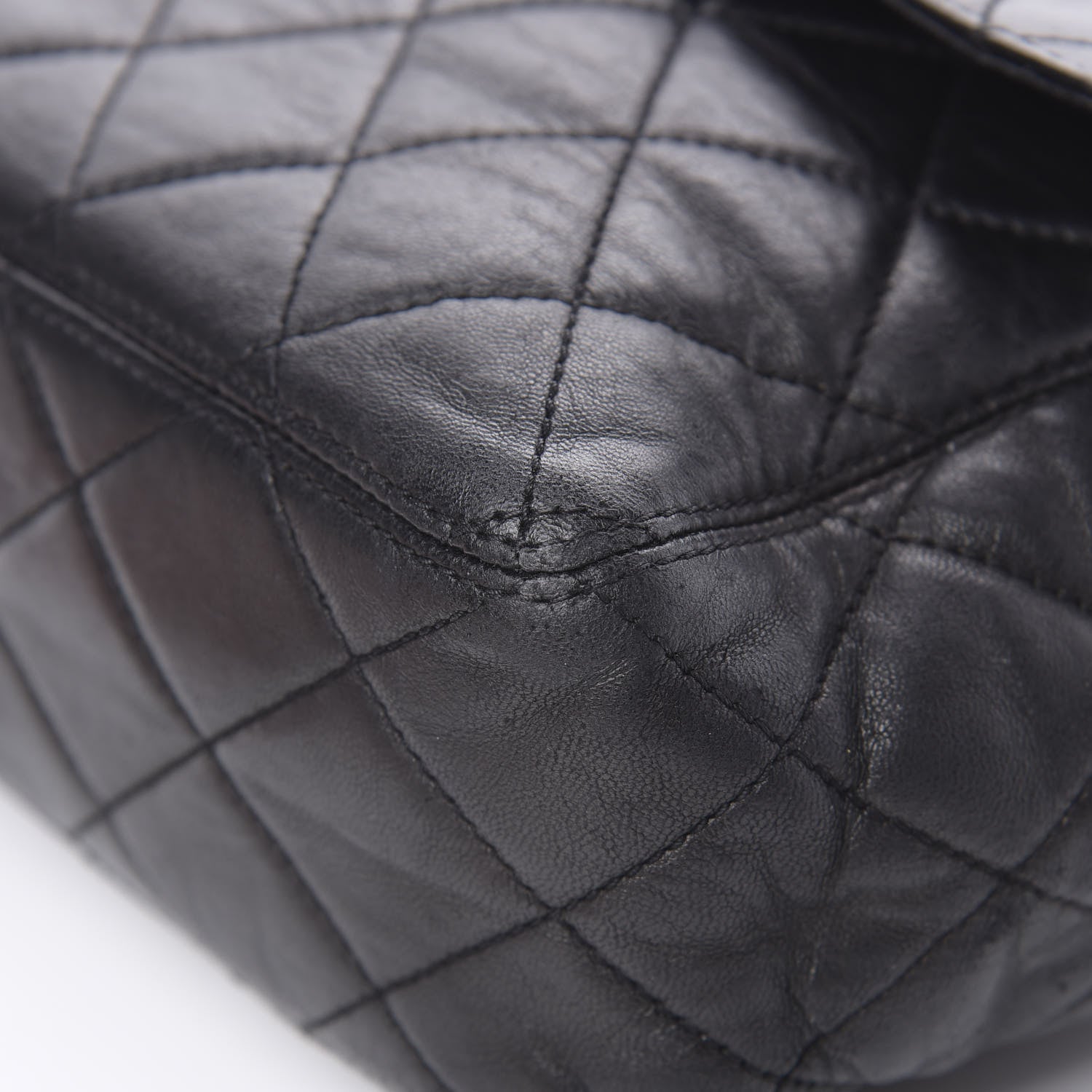 Chanel Lambskin Quilted Flap Shoulder Bag Black 10 of 17