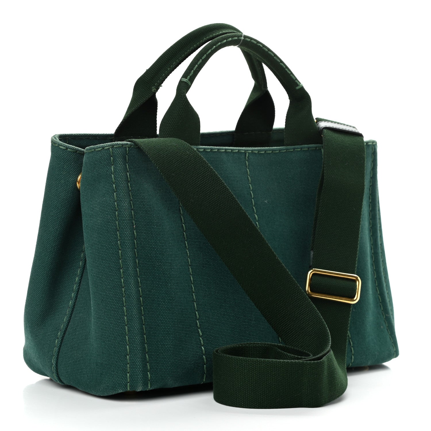 Prada Canapa Small Logo Tote Oleandro 3 of 15