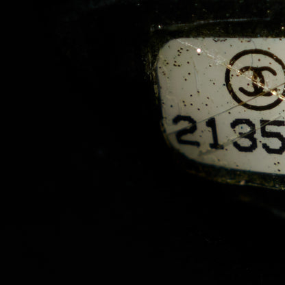 Chanel Lambskin Chocolate Bar Piercing CC Studded Small Chain Flap Bag Black 7 of 10