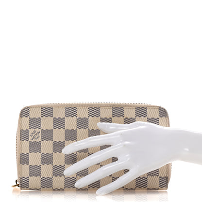 Louis Vuitton Damier Azur Zippy Organizer Wallet 2 of 9