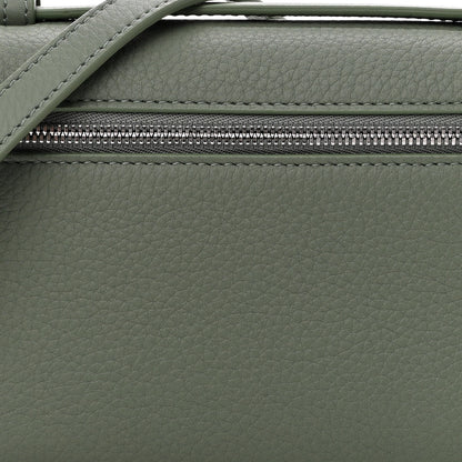 Loro Piana Grained Calfskin L19 Extra Pocket Pouch Sage Brush Leaves 7 of 10