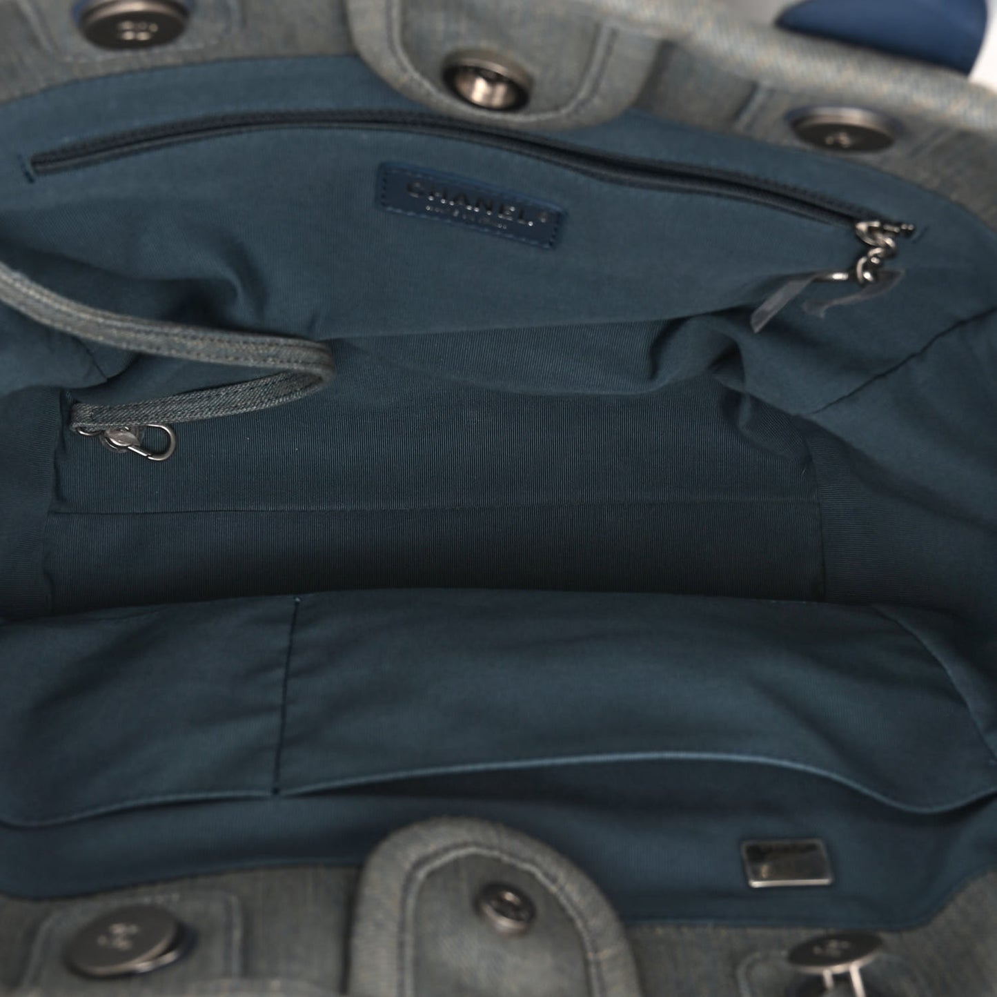 Denim Small Deauville Tote Light Blue