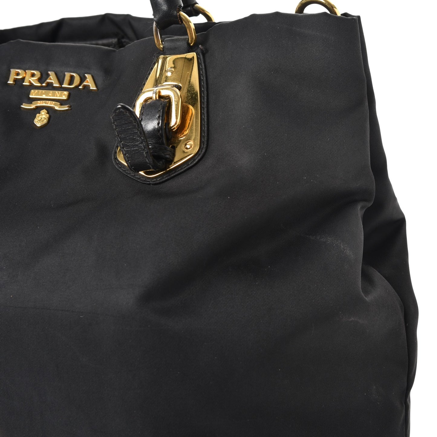 Tessuto Nylon Tote Nero Black