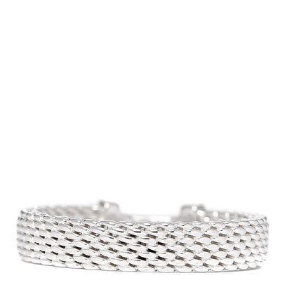 Tiffany Sterling Silver Diamond Narrow Somerset Ring 47 4 3 of 4