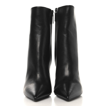 Saint Laurent Calfskin Opyum Ankle Boots 39 Black 2 of 7