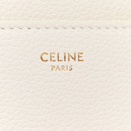 Celine Grained Calfskin Small 16 Top Handle Bag White 7 of 16