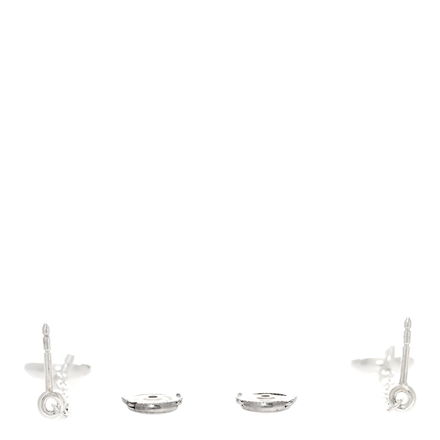 Hermes Sterling Silver Farandole Drop Earrings 3 of 5
