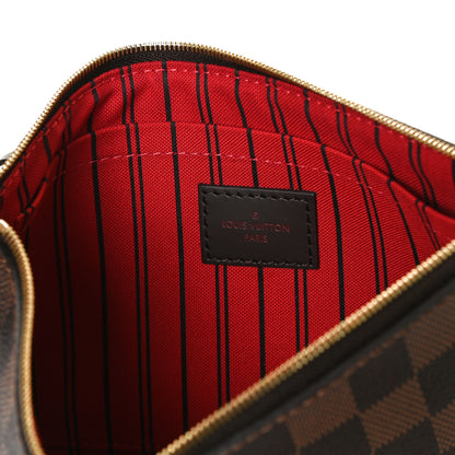 Louis Vuitton Damier Ebene Neverfull MM GM Pochette 5 of 10