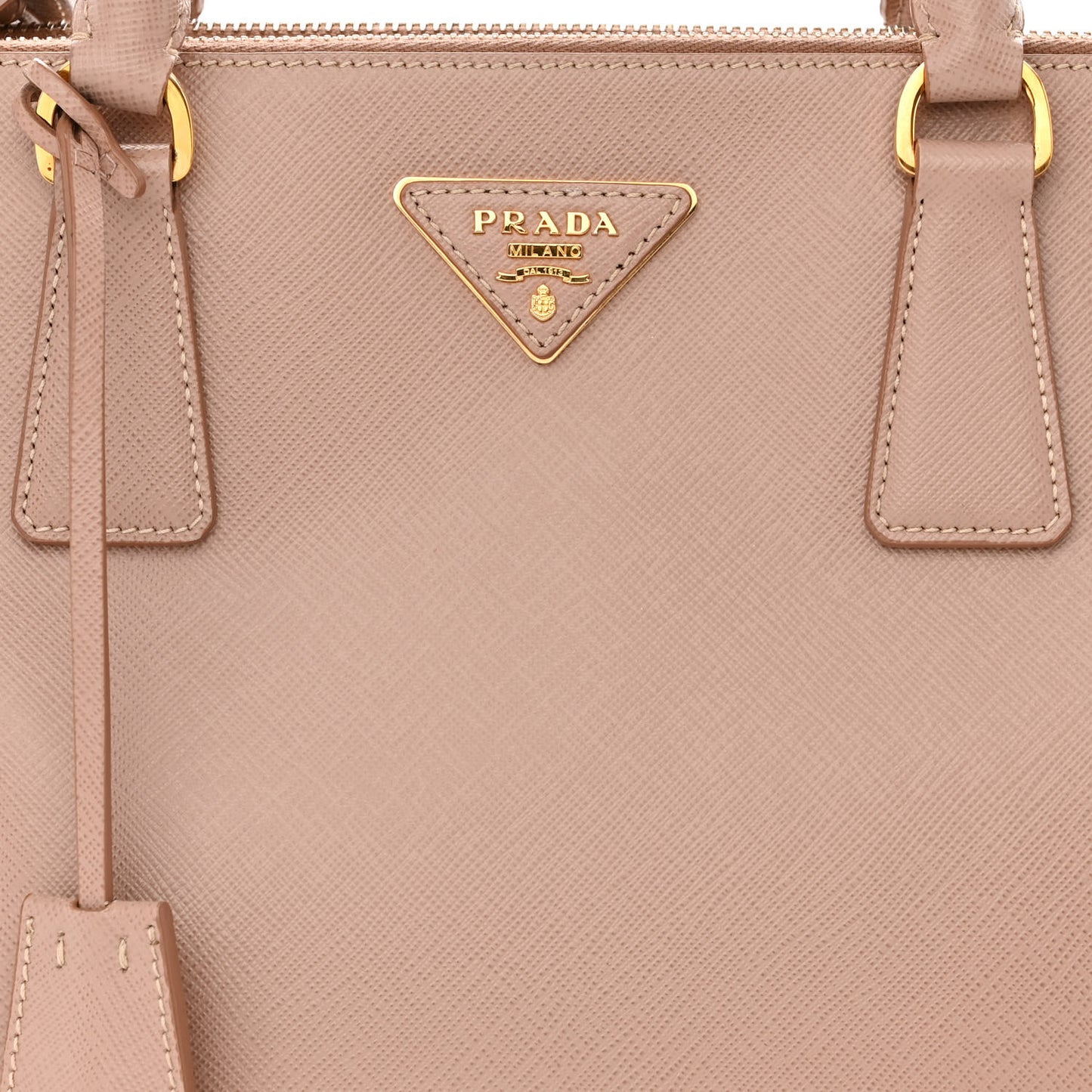 Saffiano Medium Galleria Double Zip Tote Cammeo