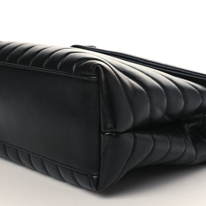 Saint Laurent Calfskin Y Quilted Monogram Medium Loulou Chain Satchel Black 9 of 9