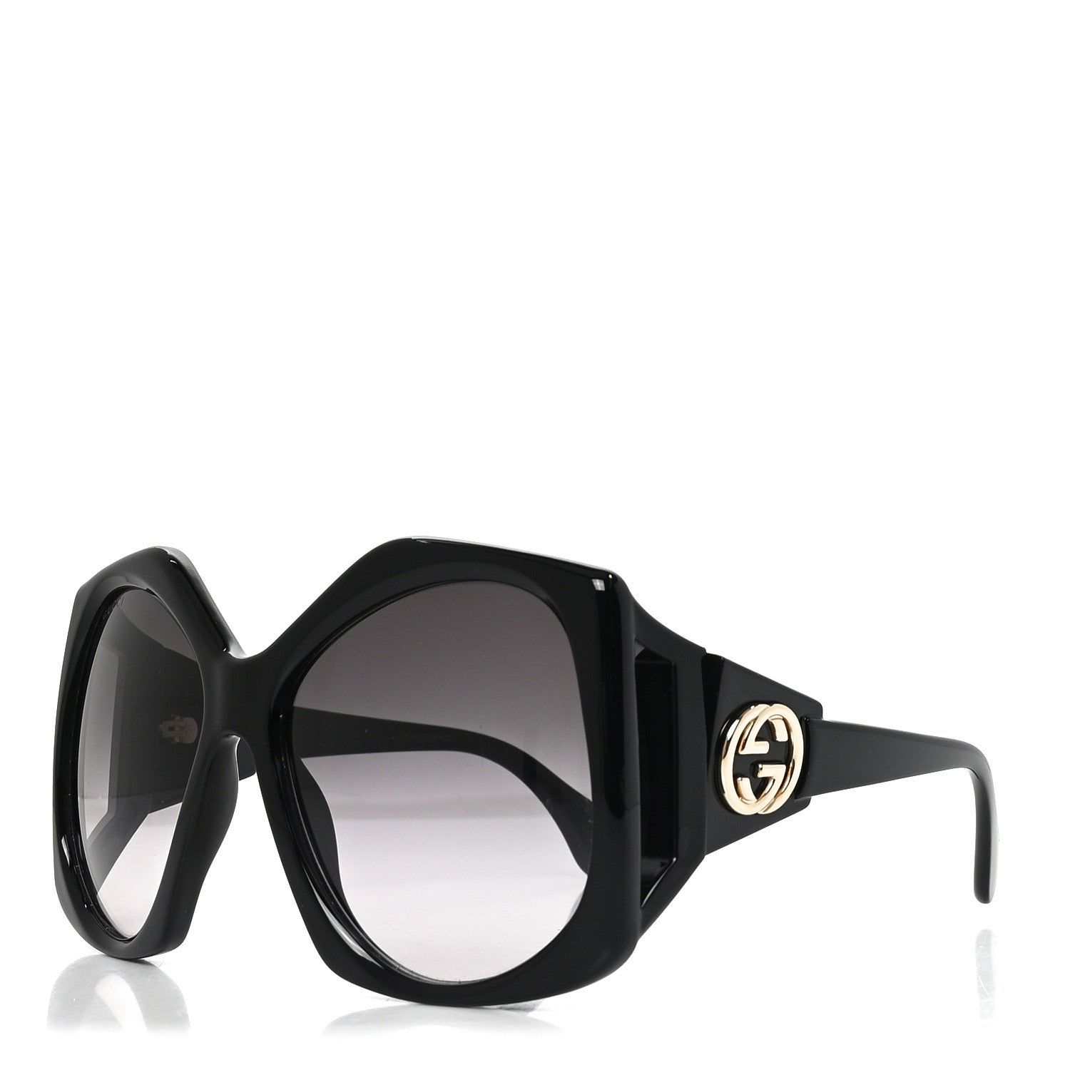 Gucci Round Sunglasses GG0875S Black 1 of 7