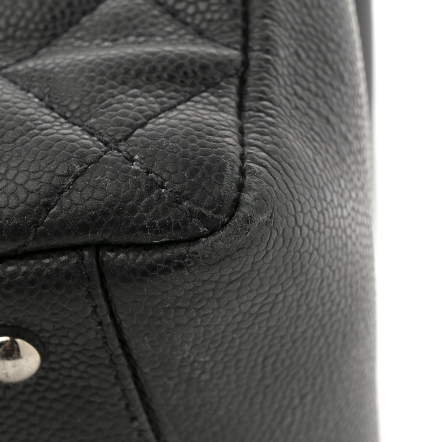 Caviar Quilted XL Grand Shopping Tote GST Black