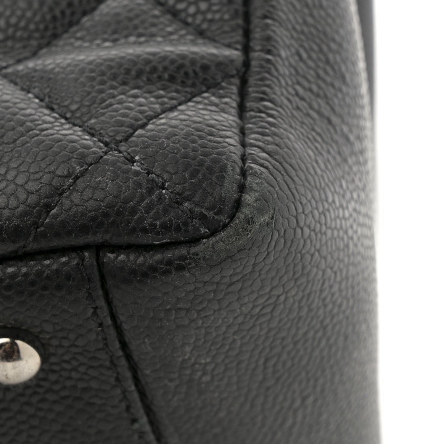 Chanel Caviar Quilted XL Grand Shopping Tote GST Black 12 of 12