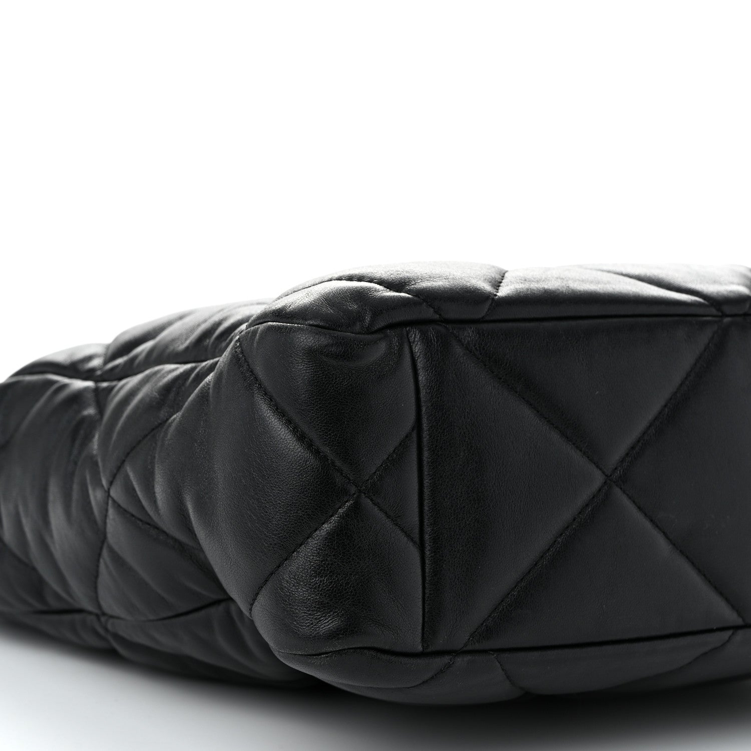 Chanel Lambskin Quilted Chanel 19 Shopping Bag Black 9 of 10