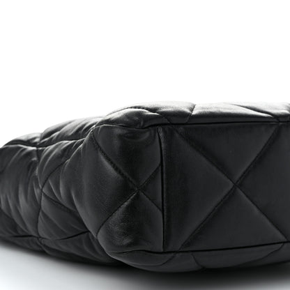 Chanel Lambskin Quilted Chanel 19 Shopping Bag Black 9 of 10