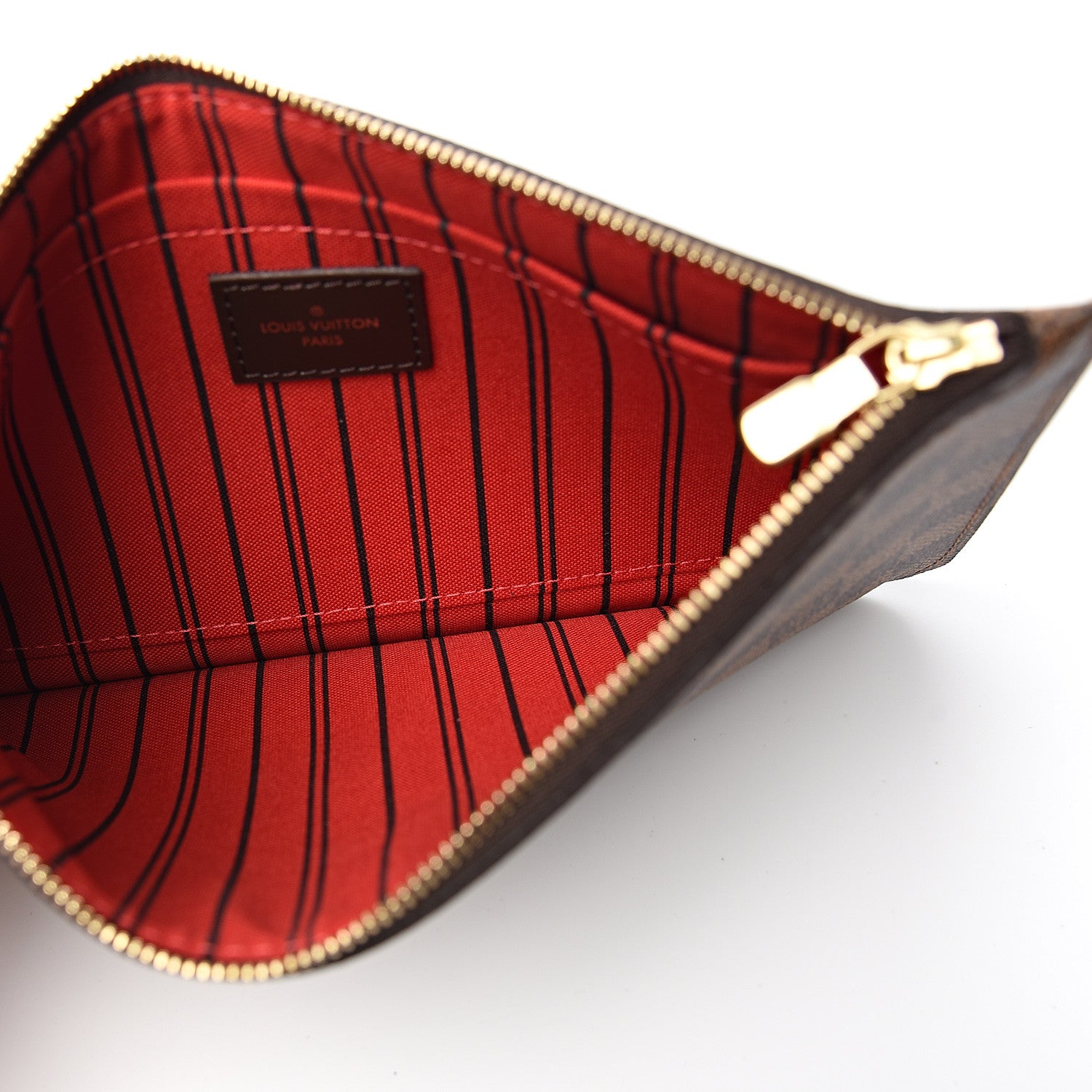 Louis Vuitton Damier Ebene Neverfull MM GM Pochette 4 of 7