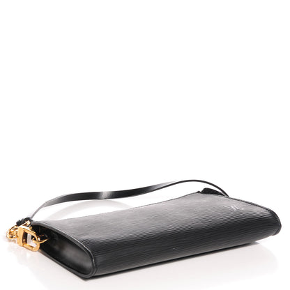 Louis Vuitton Epi Pochette Accessories 21 Black 4 of 7